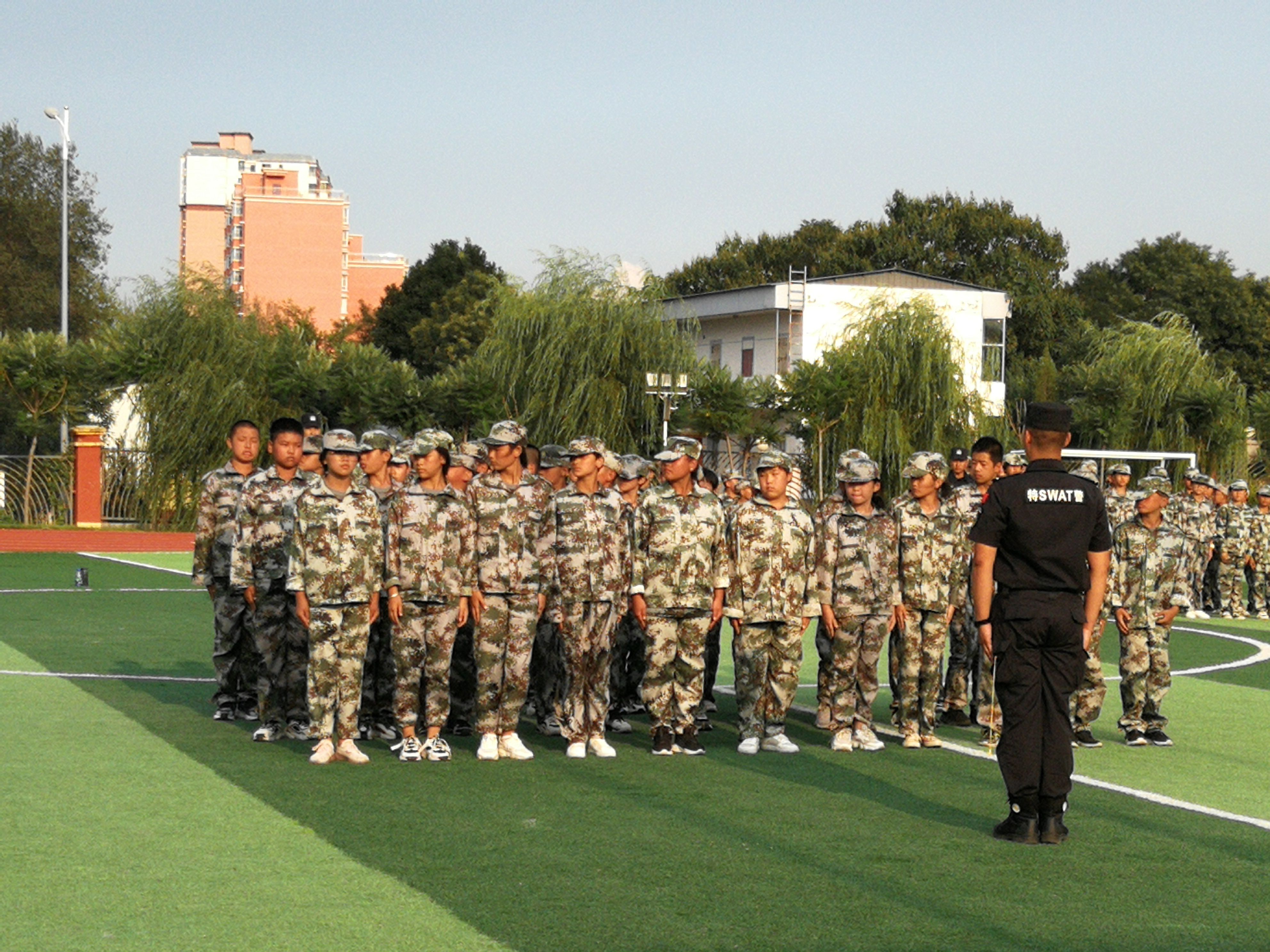 忻州市第十二中学初一新生军训圆满收官